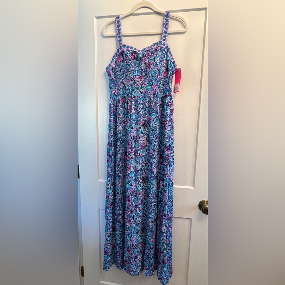 Lilly Pulitzer floral maxi dress